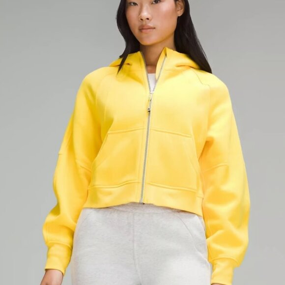 lululemon athletica Tops - Women's Yellow Scuba Oversized Full-zip Hoodie